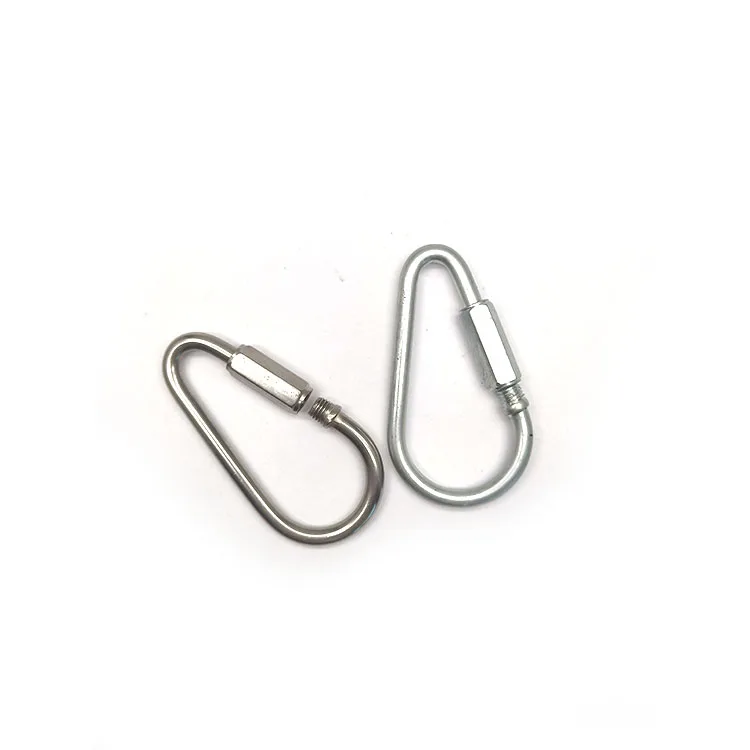 BT-507 Factory Price Steel Electric Galvanized Pear Shape Quick Link Heavy Duty Metal Screw Quick Link