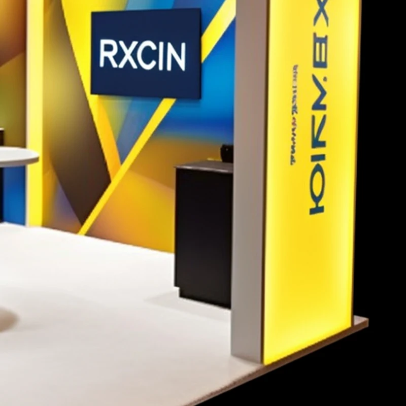 20x10 Modular Expo Exhibition Booth Design Light Box Trade Show Booth Led Backlit Displays for CES Electronics Fair