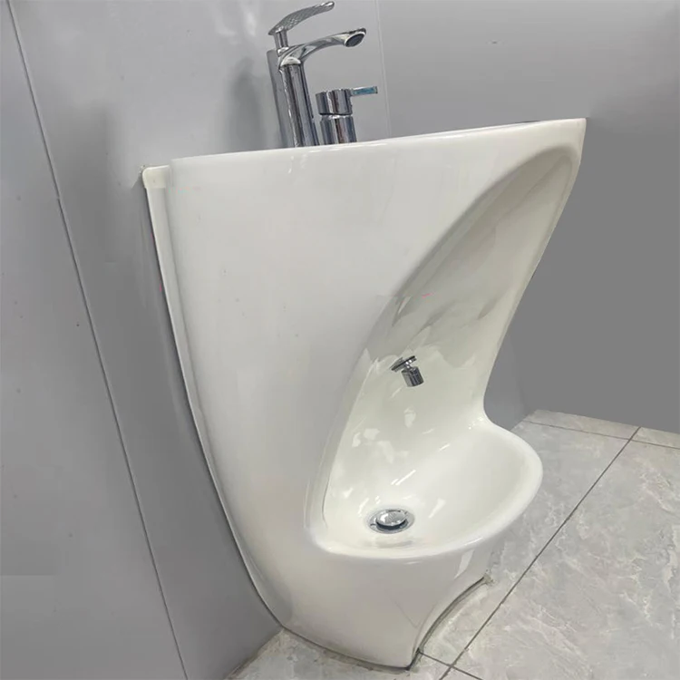 Efficient Ablution Basin With Urinal Sink Ideal For Muslim Ritual