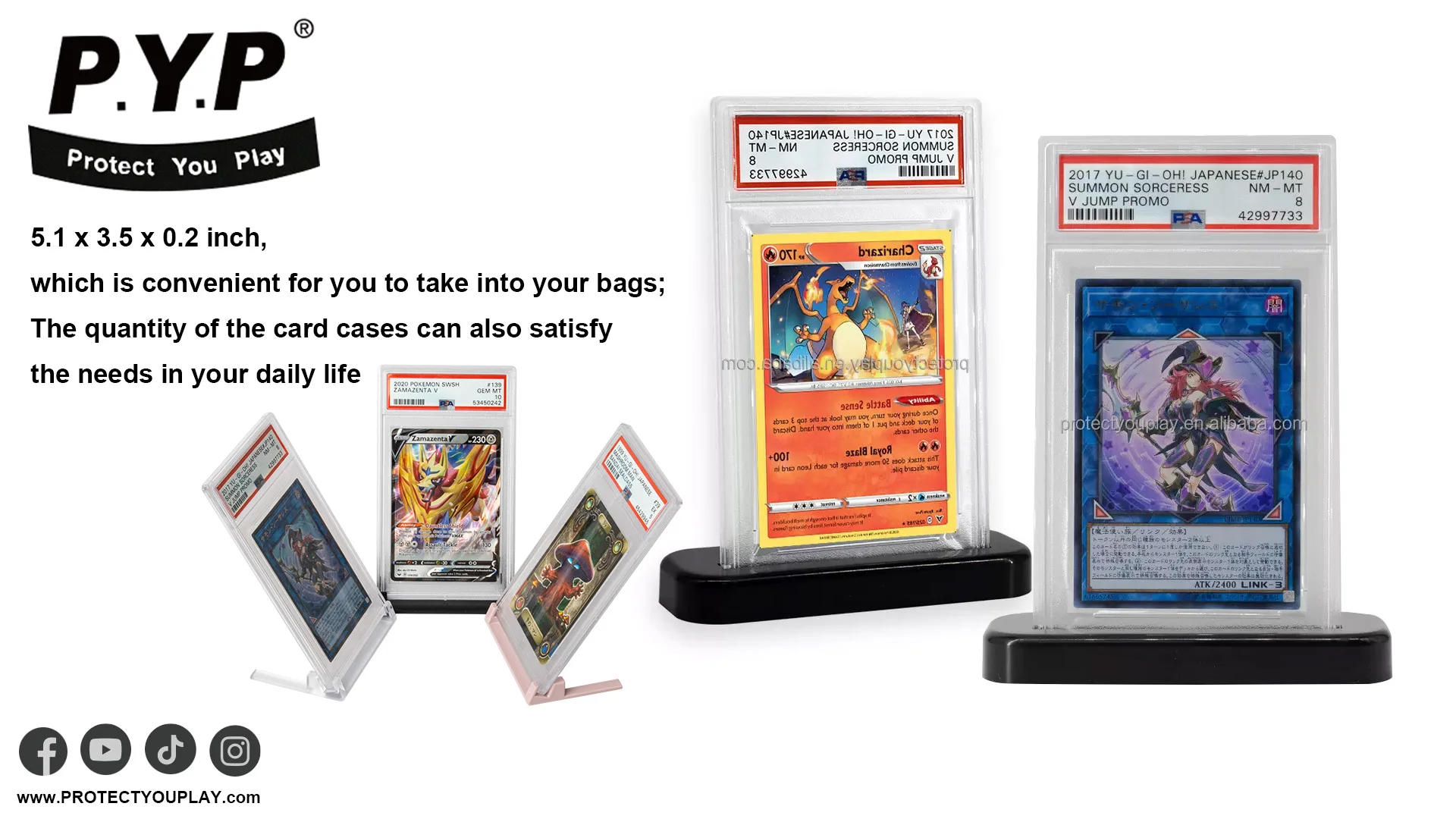 Resealable Graded Card Slab Display Case For Sports Baseball Basketball