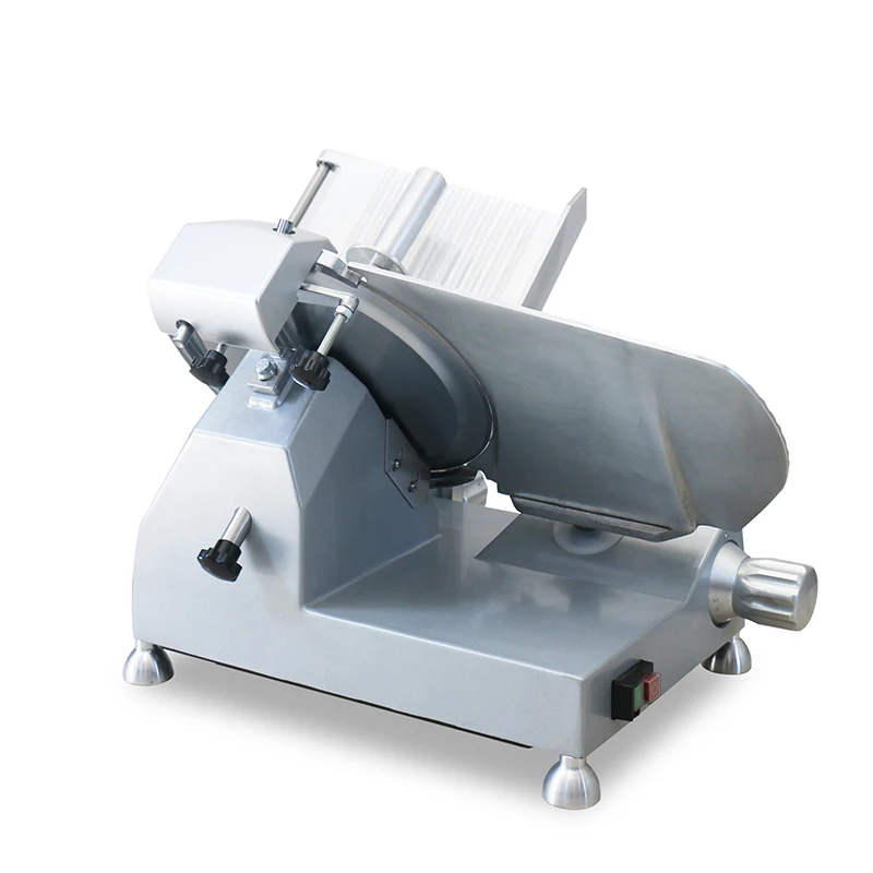 product 220v 240w commercial electric semi automatic meat slicer jk 220l can cut thickness 01 12mm blade diameter 220mm spot-10