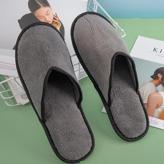 Design Best New Style Good Price Good Quality Strict Process Requirements Cozy Fitting Disposable Hotel Airline slippers details