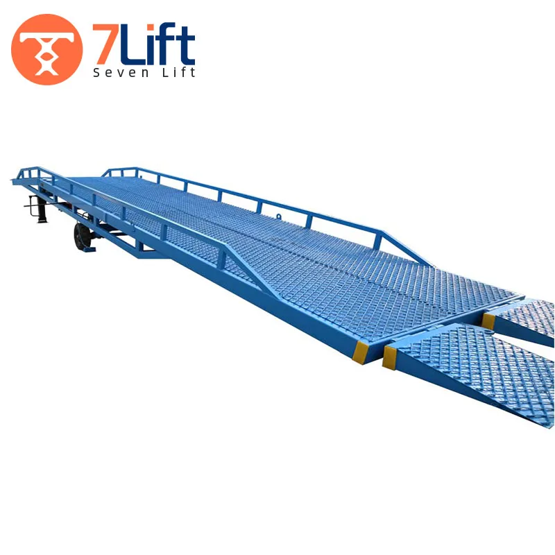 Adjustable Hydraulic Antiskid Unloading Ramp Slope Bridge Loading Ramp Container Warehouse Loading Ramps
