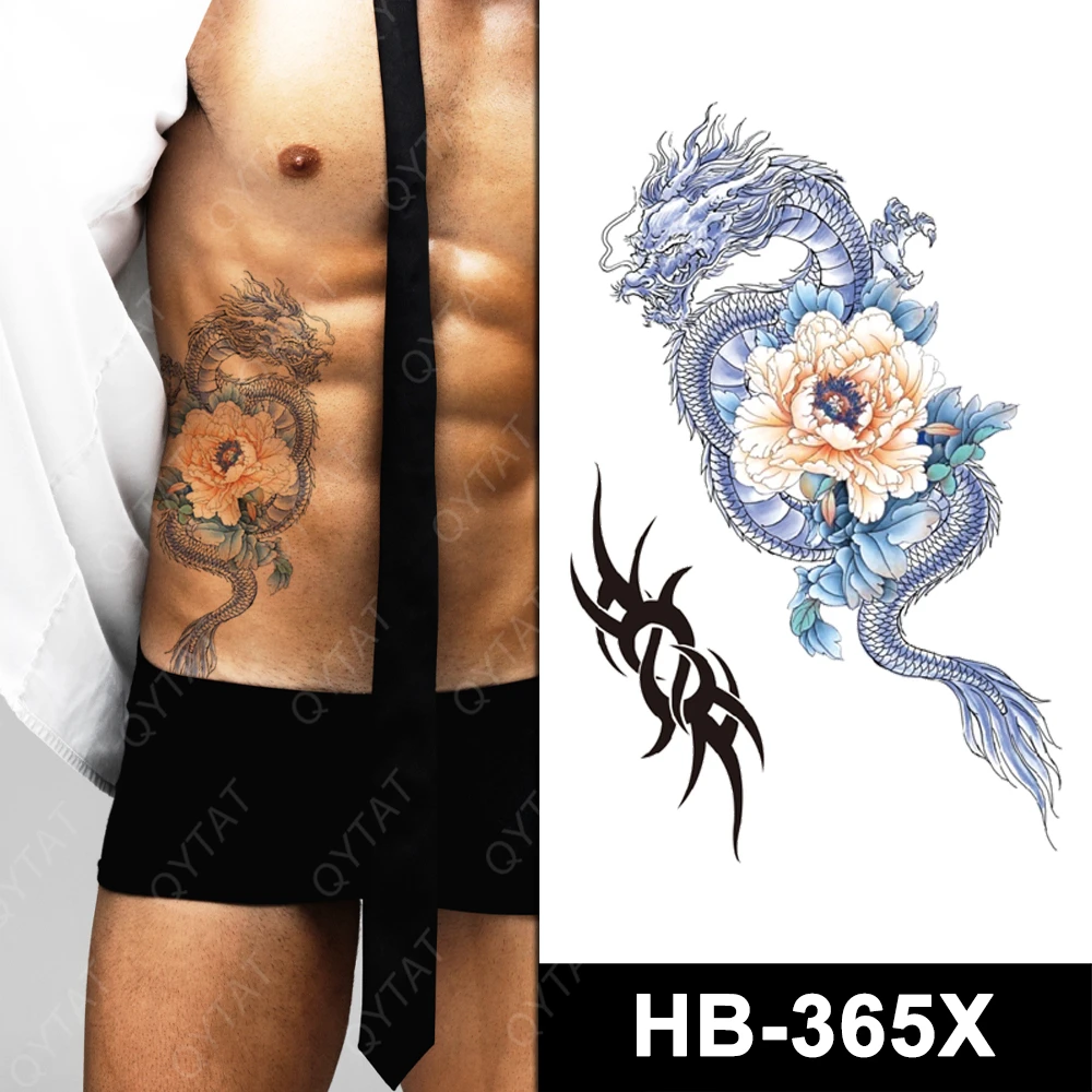 Waterproof Temporary Tattoo Sticker Dragon Wing Totem Flash Tatto Scorpion  Wolf Maori Body Art Arm Water Transfer Fake Tatoo Men Special | Shopee  Malaysia