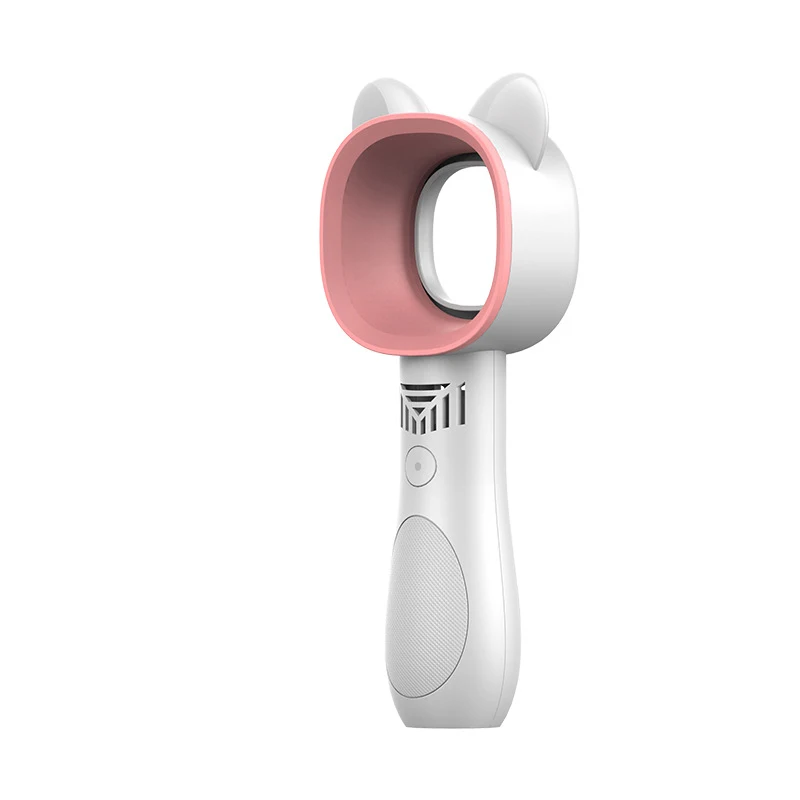Lava Beauty New Korean Mini Handheld Portable USB Fan Cat Ears Cute Cat Leafless Fan for Eyelash Extension Drying