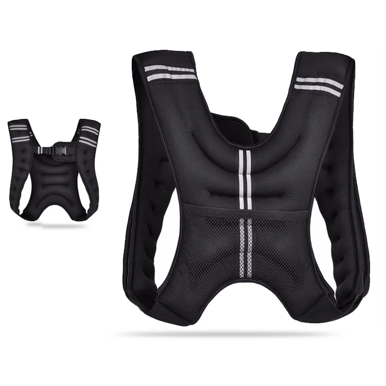 Procircle 20kg Weight Vest With Reflective Stripe For Workout Strength