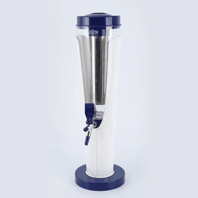 Factory Wholesale 3 Liter Bottoms Up Beer Dispenser Draft Beer Tower With Ice Tube Cooling Buy