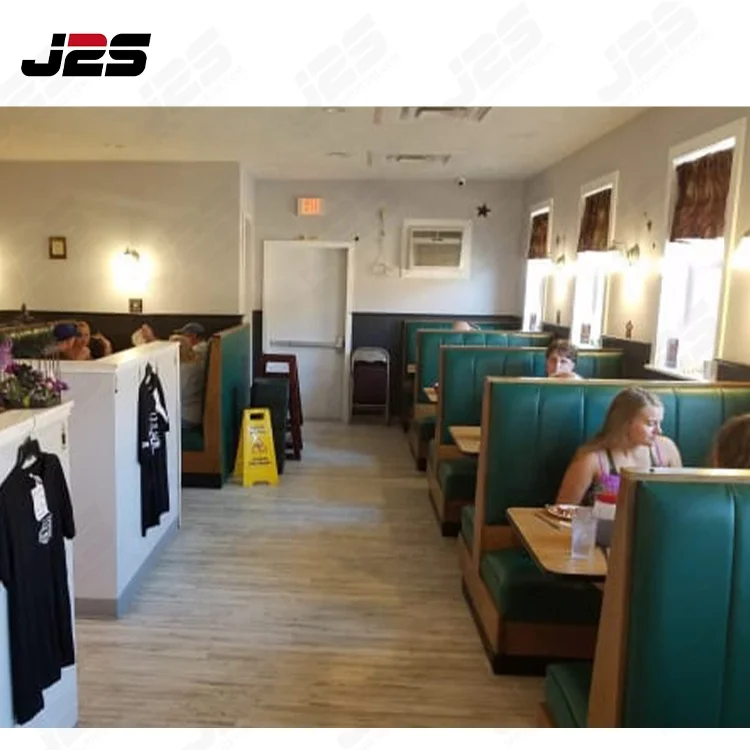 Modern Restaurant Furniture Factory Direct Used Chairs and Table Wood Booth Seating for Dining Coffee Shop Hotel Workshop