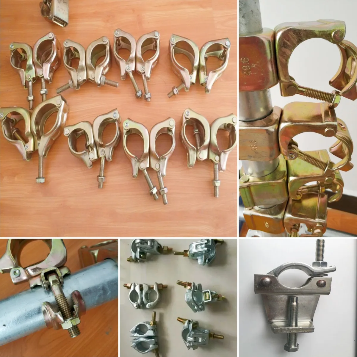 Scaffolding Clamp Load Capacity Swivel Coupler 48mm Scaffolding Metal