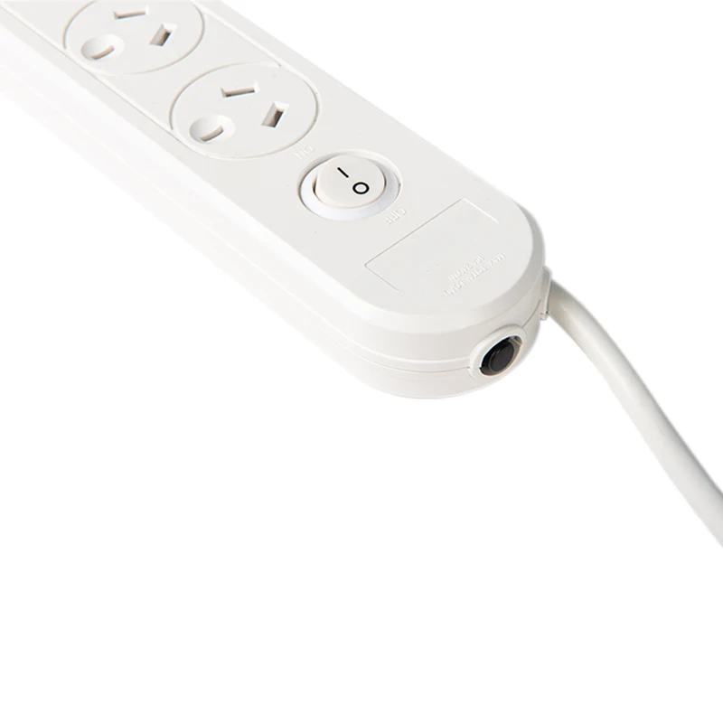 Australian Style Socket Power Board 360-Degree Rotating AC Plug Surge Protector Power Strip with 6 AC Outlets