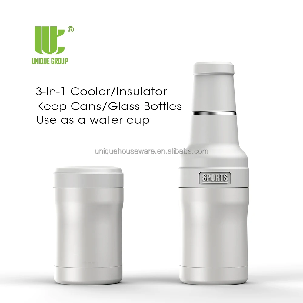 Koozie-stainless steel vacuum insulated beer can cooler manufacturer  supplier - Ecoway Houseware