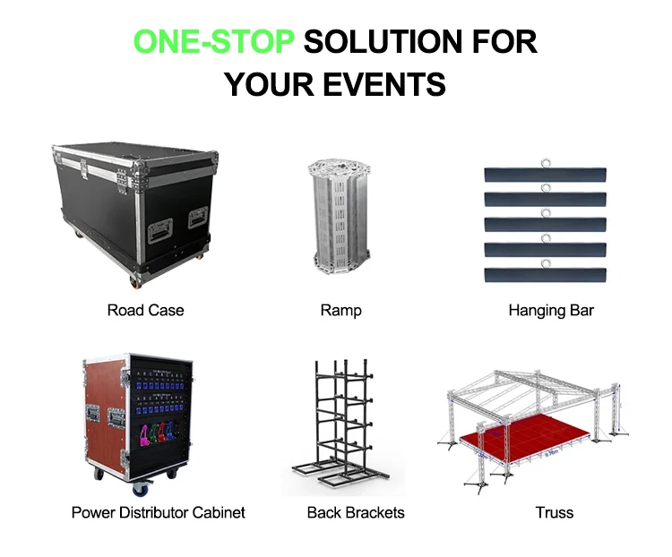 IP43 Rated Waterproof High Brightness Full Color P3.91 LED Display Screen for Outdoor Rental Events