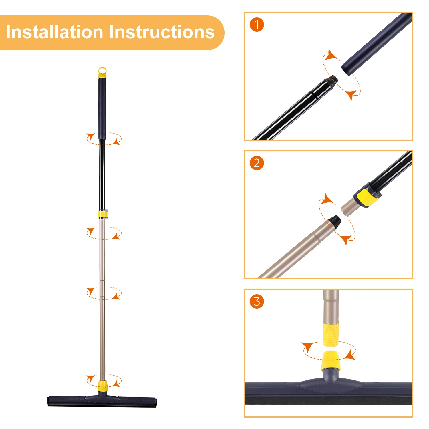 Floor Brush Manufacturers Floor Squeegee Scrubber 54in Long Eva Form Gap Cleaning Squeegee Floor