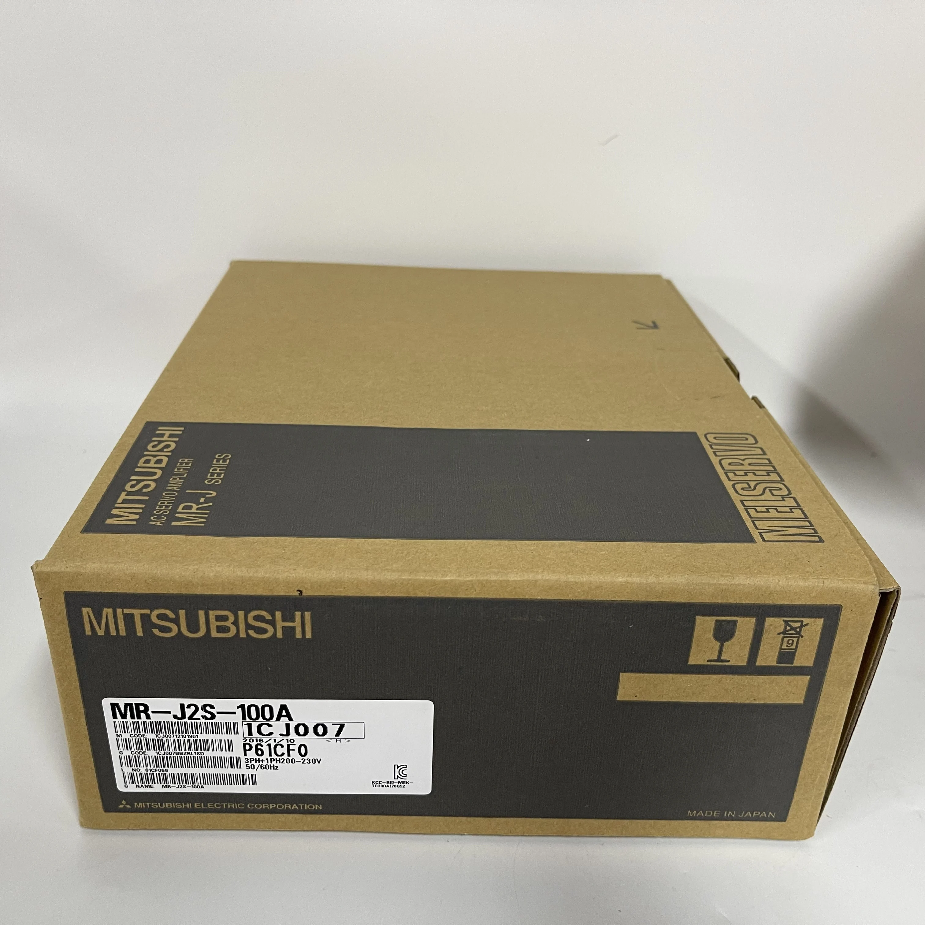 MITSUBISHI AC Servo Amplifier MR-J2S-100A MITSUBISHI AC Servo Amplifier MR-J2S-100A