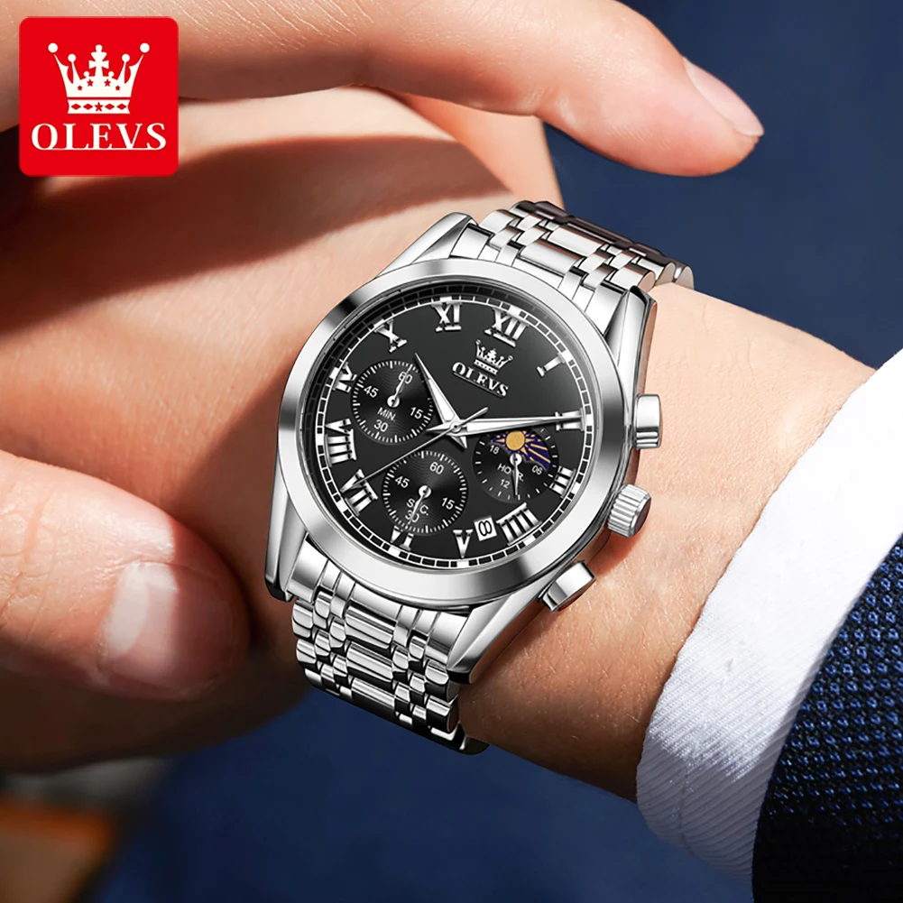 OLEVS 2871 Luxury Men's Luminous Quartz Watch