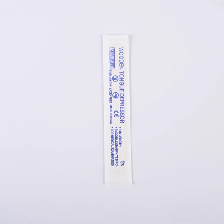 Low Price Medical Use Tongue Depressors Colored Disposable 6 Inch Non-Sterile Bulk Wooden Tongue Depressor