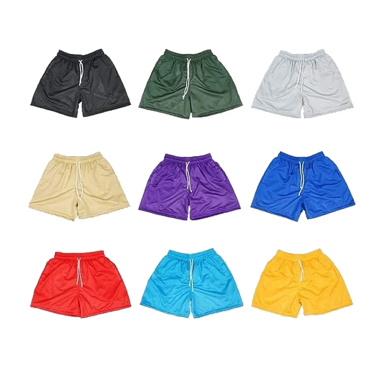 Custom Basketball Shorts Plain Design Double Single Layer Training ...