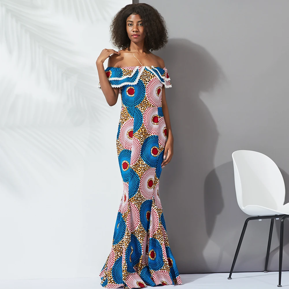 kitenge bridesmaid dresses Bridesmaid Kitenge Wedding Dresses