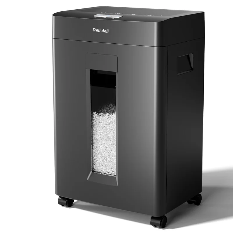 Deli GA666 5-уровневый конфиденциальный коммерческий офисный измельчитель большая емкость 23 л 30 минут непрерывное измельчение документов