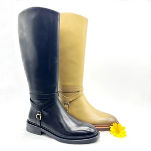 Professional Custom 100% Genuine Leather Boots New Style Anti-Slippery for Ladies for Autumn and Winter