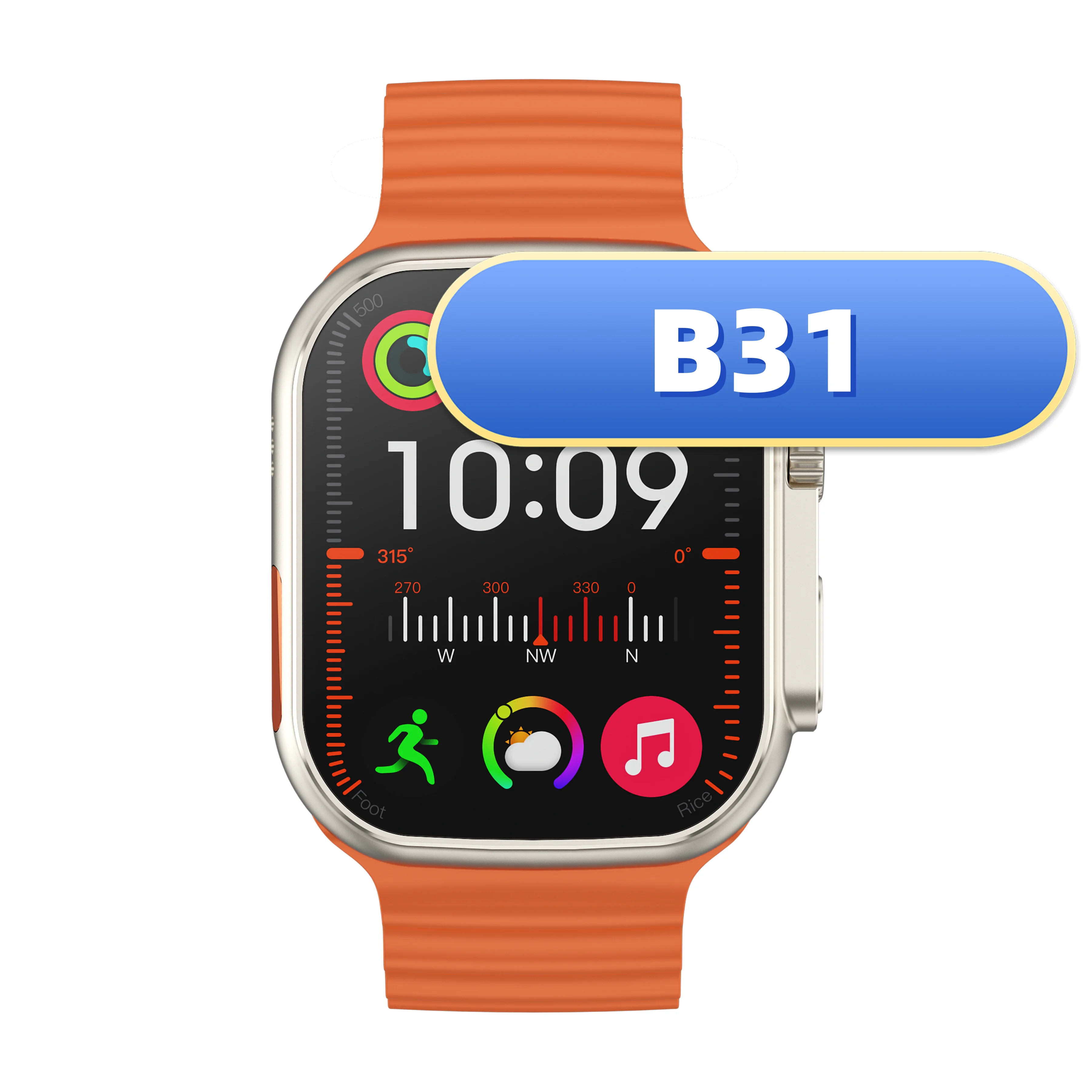 B31 4G Android Smart Watch IP67 Waterproof 64GB Capacity