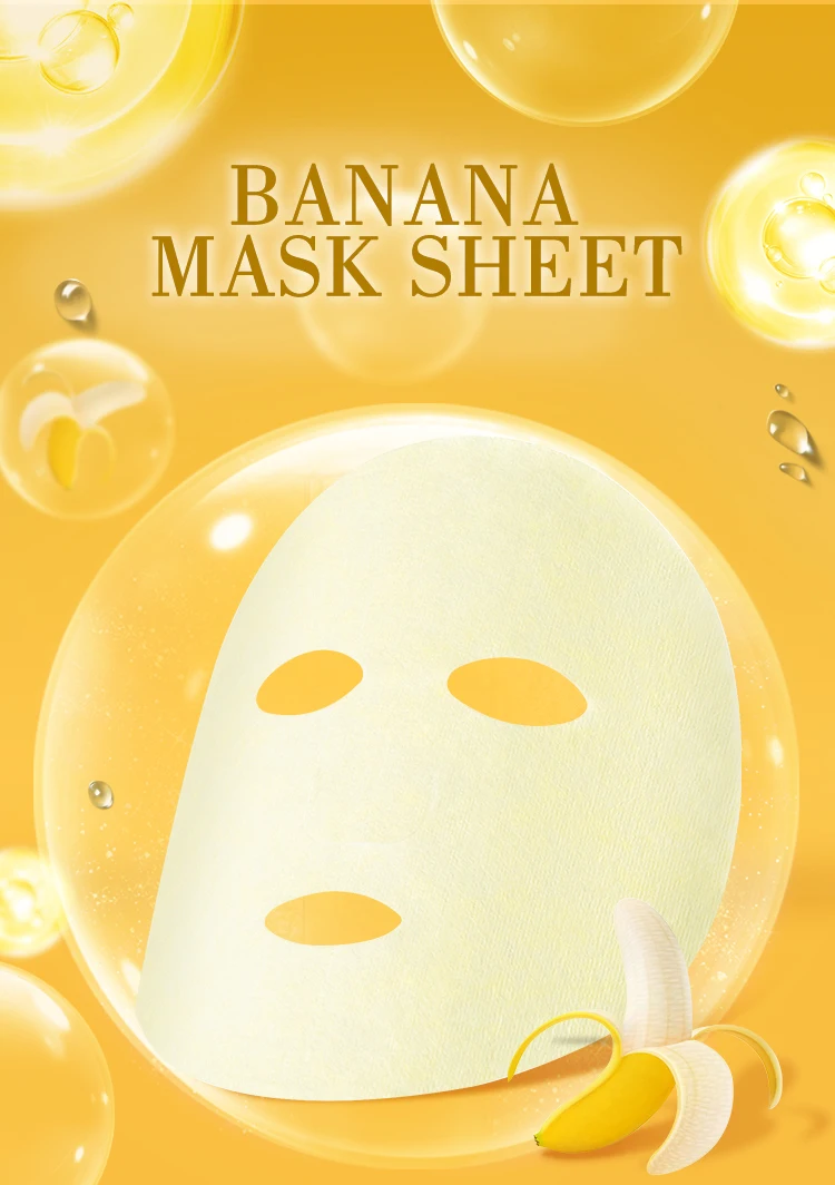 Banana fiber degradable facial mask sheet factory