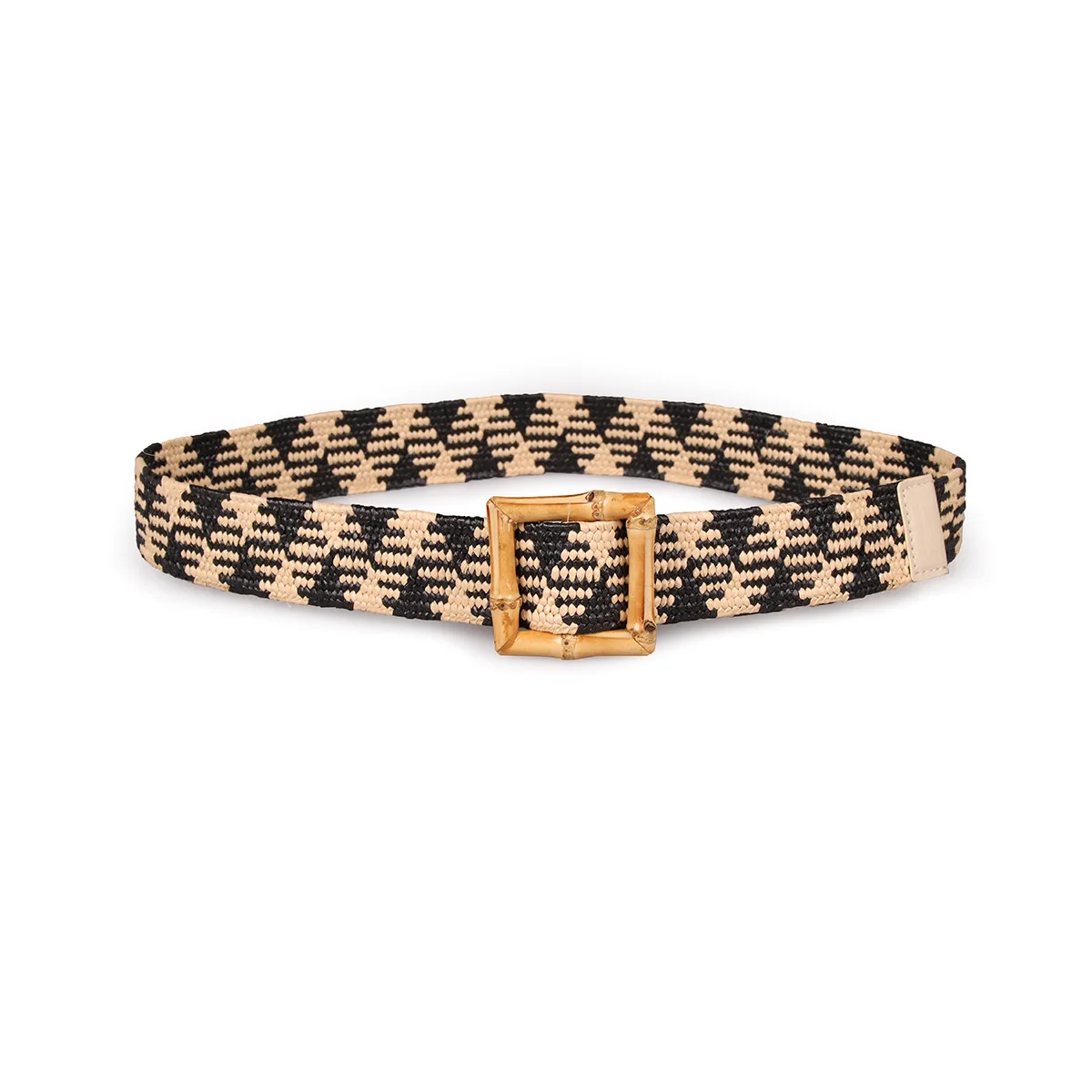 2273 Woven Multicolor Belt For Women Boho Waist With Square Woven Belt, Cinturón Artesanal Tejido,multicolored Leather  main image 2
