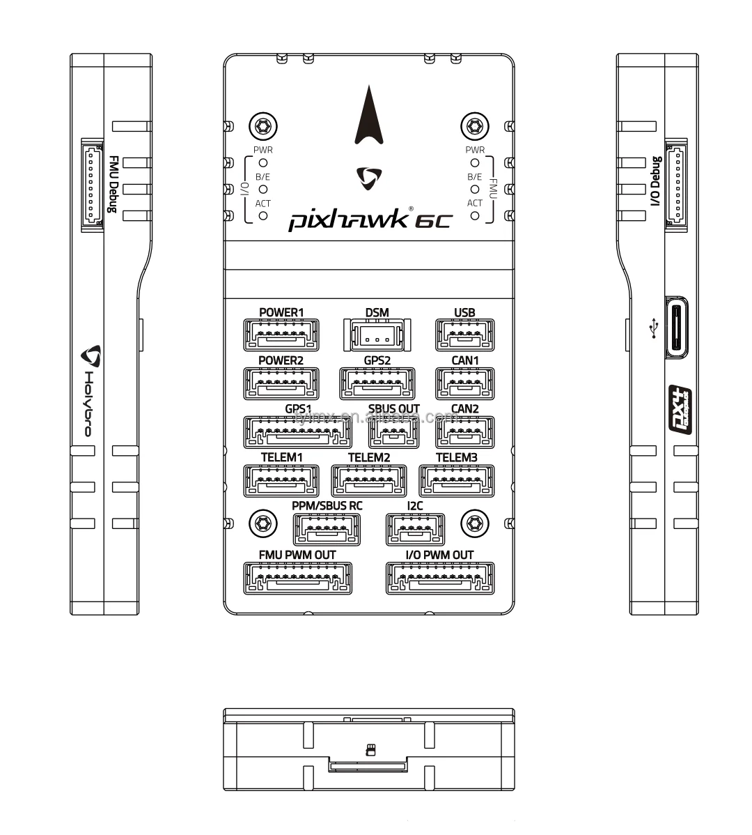 Pixhawk 6c. Pixhawk 6c gps pinout. holybro pixhawk 6x.