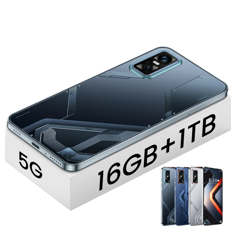 New Design 7.3 Inch Original GT30 Pro Smart Android14 Mobile Phone