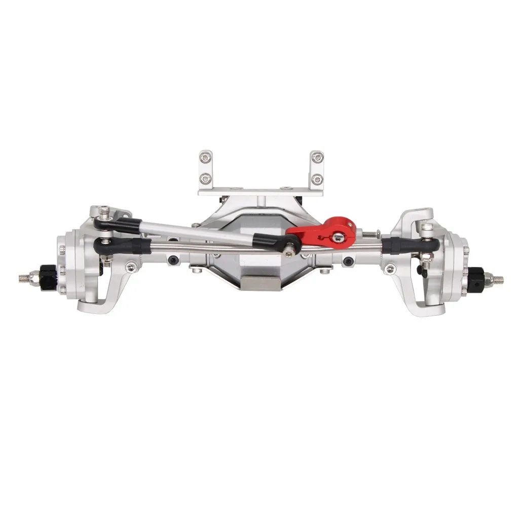 Aluminium Rear Chassis Stabilizer Mount For Axial SCX10 II Crawler – Red Upgrade Part For AX90046, AX90047, AX31386 - View #2