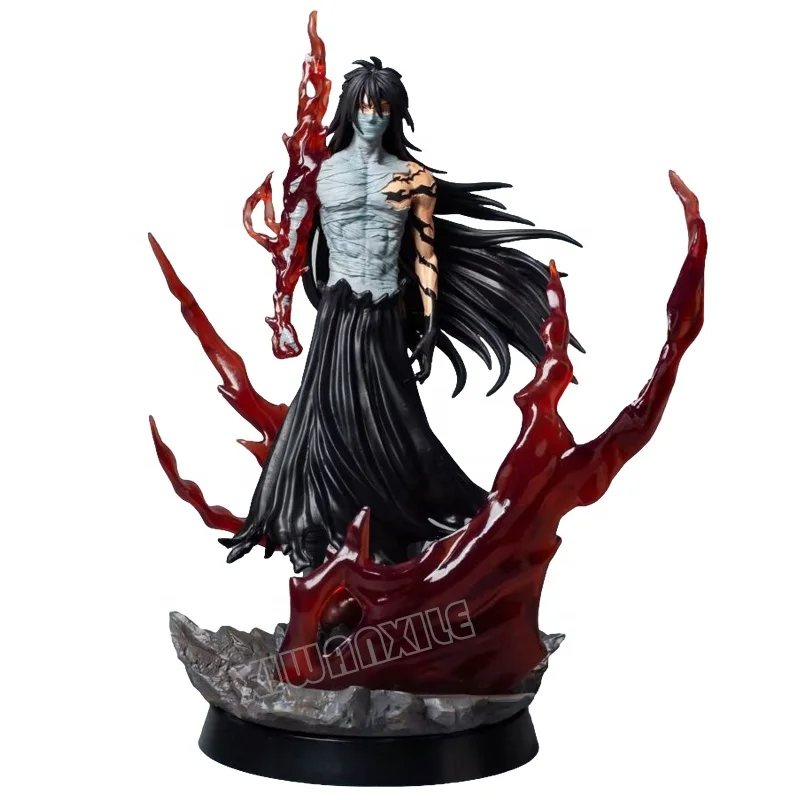 41cm Bleach Ichigo Kurosaki Anime Figure Final Getsuga Tenshou Action