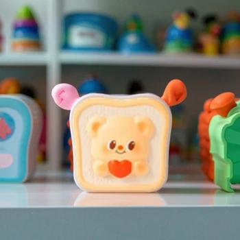 Butterbear Kneading Toast Creative Squeeze Toys for Stress Relief Slow Bounce with Wet Soft Feeling Super Fun!