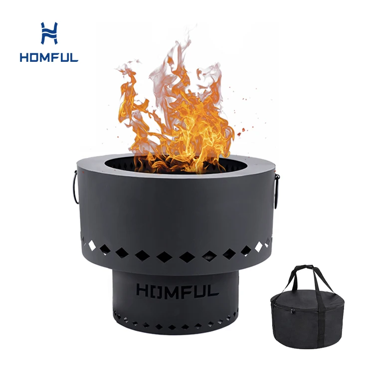 Outdoor Camping Portable Fire Pit Wood Burning Smokeless Fire Pit With Carrying Bag Buy