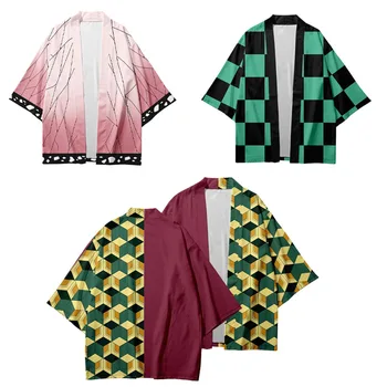 Anime Cosplay Clothing Kimetsu No Yaiba Kamado Demon Slayer Polyester ...