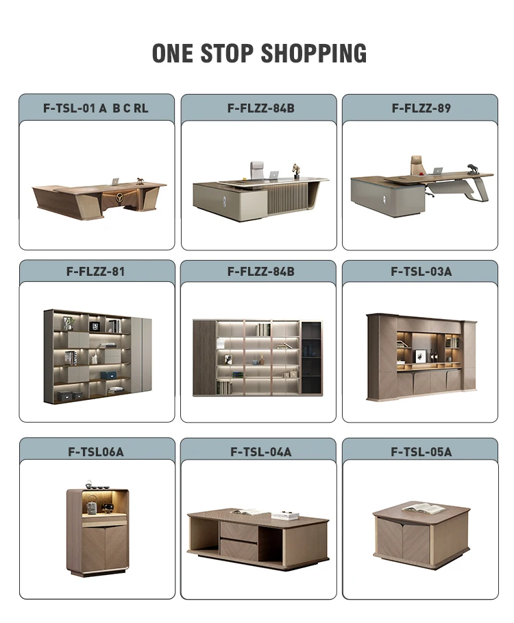 L Shaped Branded Manager Office Desk Office Furniture Luxury Design ...
