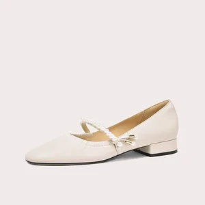 Flat Heel Women's Retro New Summer Fashion Single Shoes Mary Jane Style Flat Heel Design Women's Thin Shoes