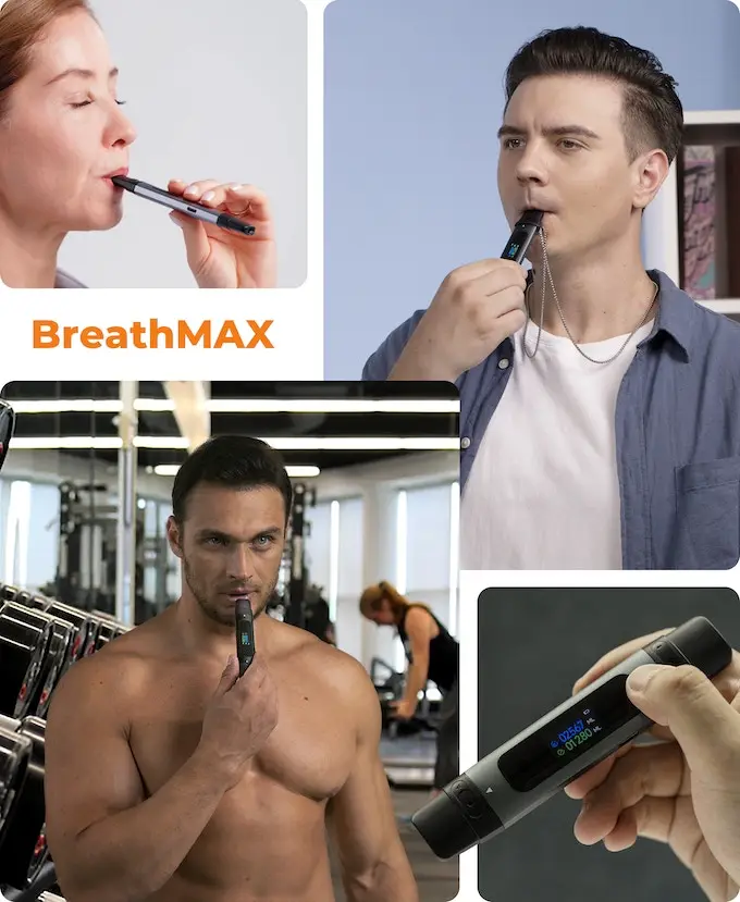 2024 High Quality 2th Generation Breath Trainer Device Lung Breath