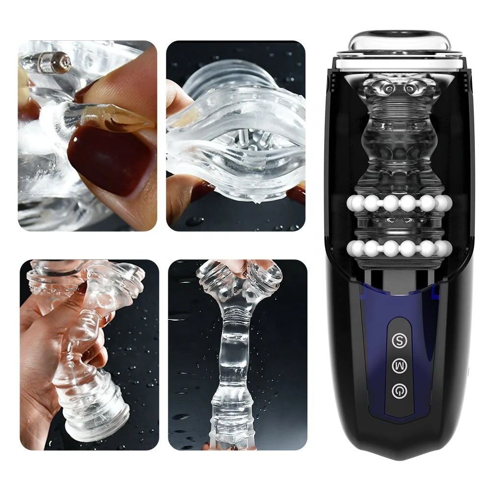 Masturbator Automatic With Powerful Vibrating Thrusting Sucking Masturbation for Men