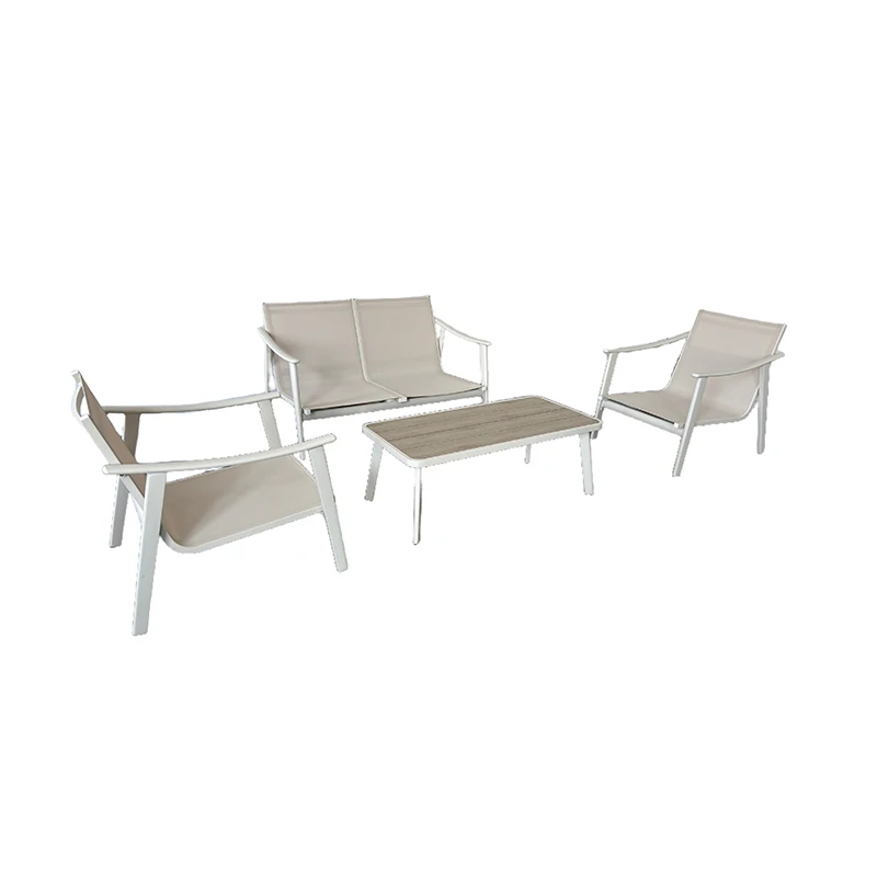 Modern Outdoor Aluminium Garden Sets Alloy Patio Set Patio Aluminum Curve Leisure Sofa Set