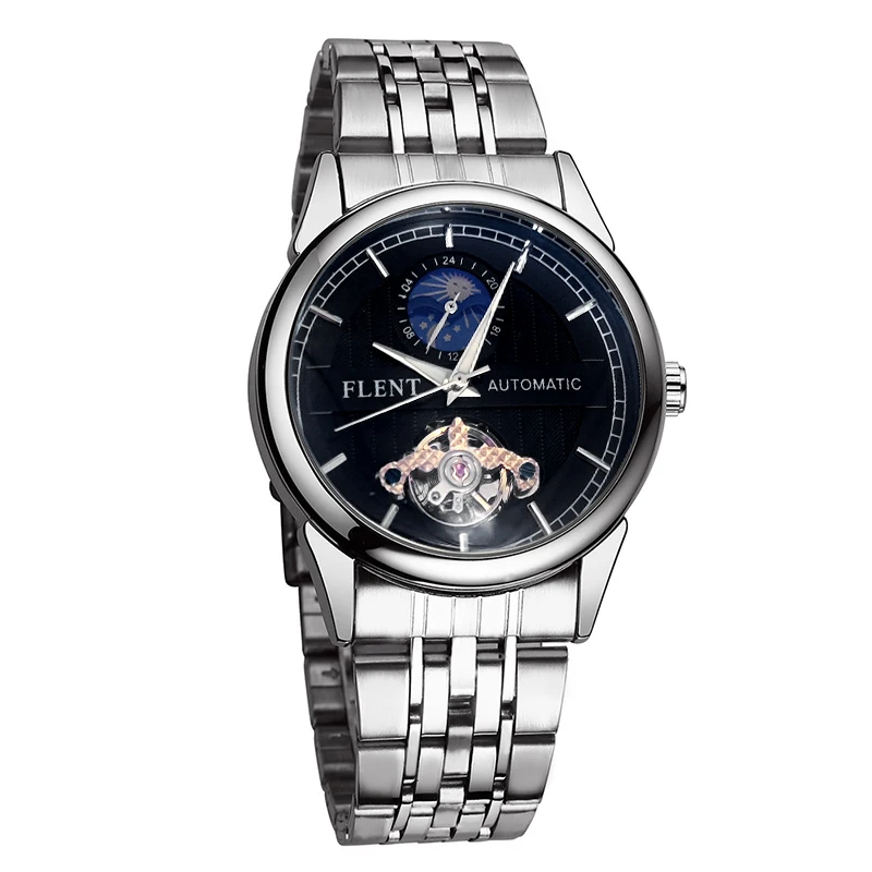 Good Performance Custom Logo 3 ATM Waterproof Automatic Diver Dive Mechanical Man Mens Tuna Calendar Watch Wristwatches Case Men