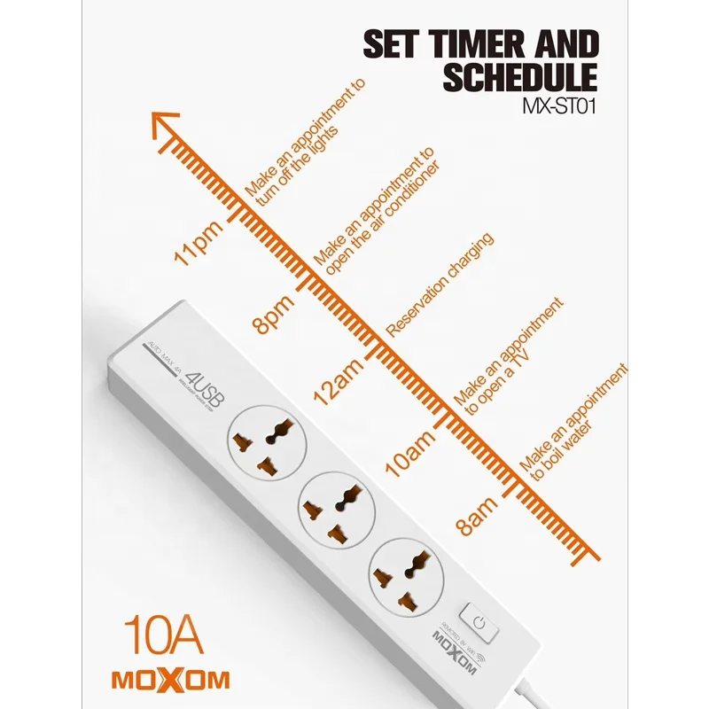 Лидер продаж, умный удлинитель с Wi-Fi, сетевой фильтр с защитой от перенапряжения, штепсельная вилка стандарта Великобритании, удлинитель с управлением через приложение