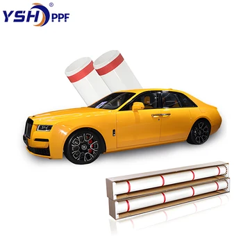 YSH car protective hdpe film for auto paint masking 10 mil tpu ppf paint protection film