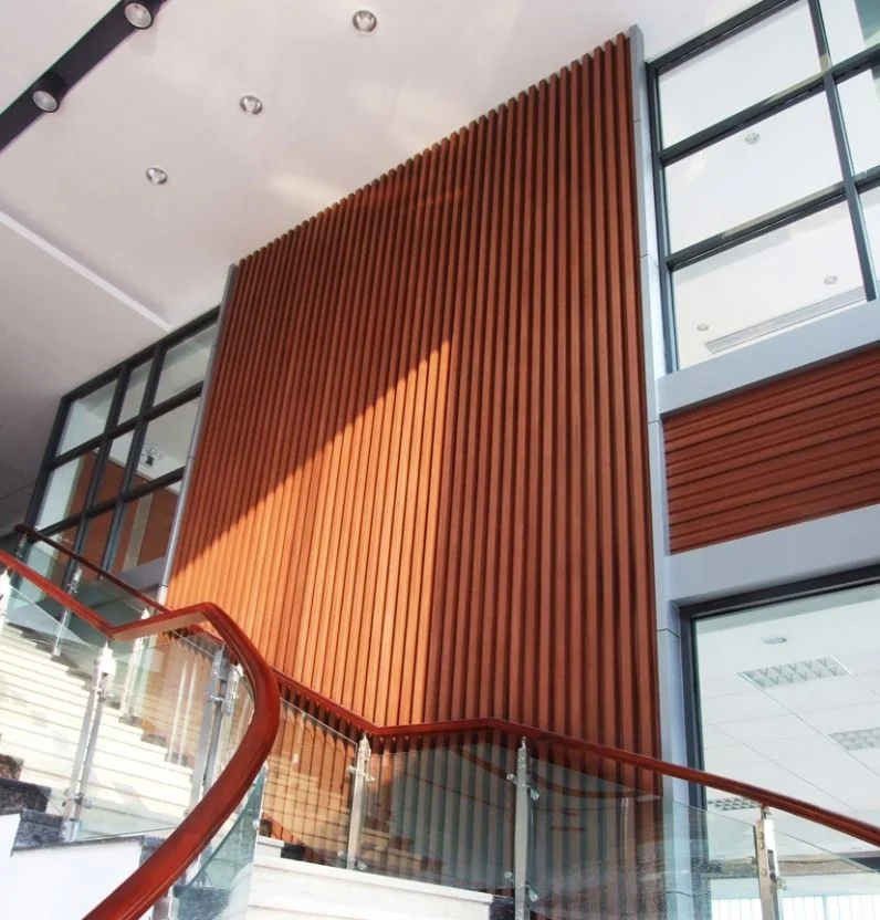Easily Install Wpc Ceiling Panel Composite Wood Plastic Hollow Square Wpc Batten Timber