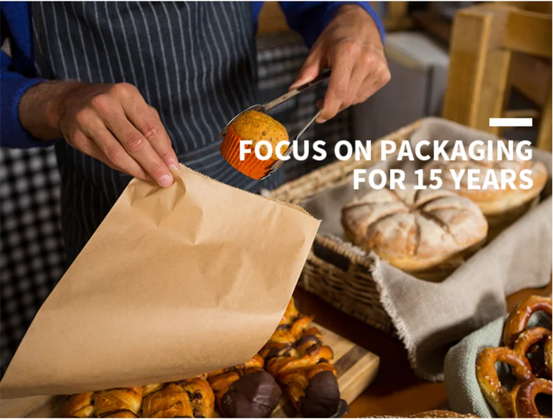 Plastic Bag Food Grade Food Packaging Resealable Food Grade Kraft Brown Paper Bag With Window