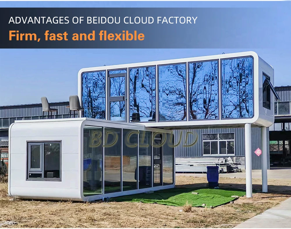 Portable Movable Home Container Offices Container temporary house factory