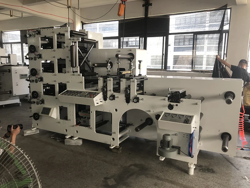 Narrow Web 320 420 Digital Roll to Roll UV Flexo Label Printer Printing Machine for Paper Cup Sticker Label