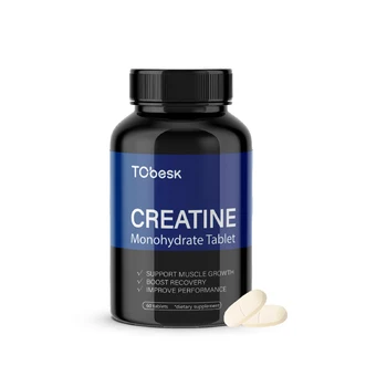 Customized Label and Logo Health Supplement Creatine Tablet for Replenishing Energy and Increasing Muscle for Adults