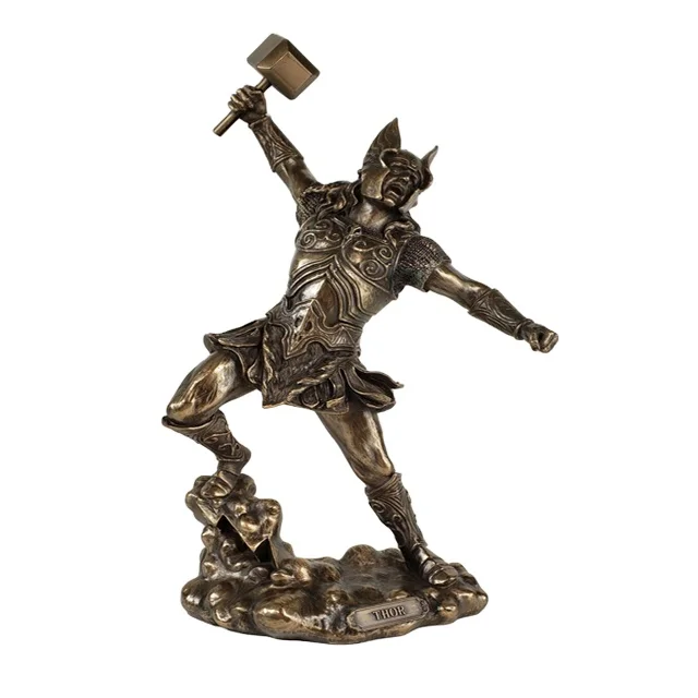 Wholesale Customized Resin Thor Hammer Norse Mythology Statue
