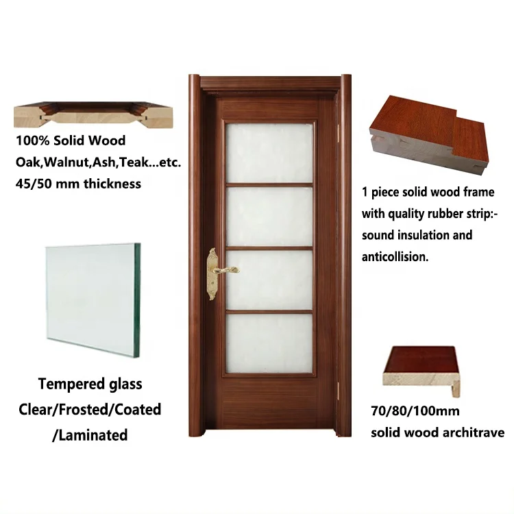 Sliding Wooden Window or Doors With Double Glazed Glass DJC12