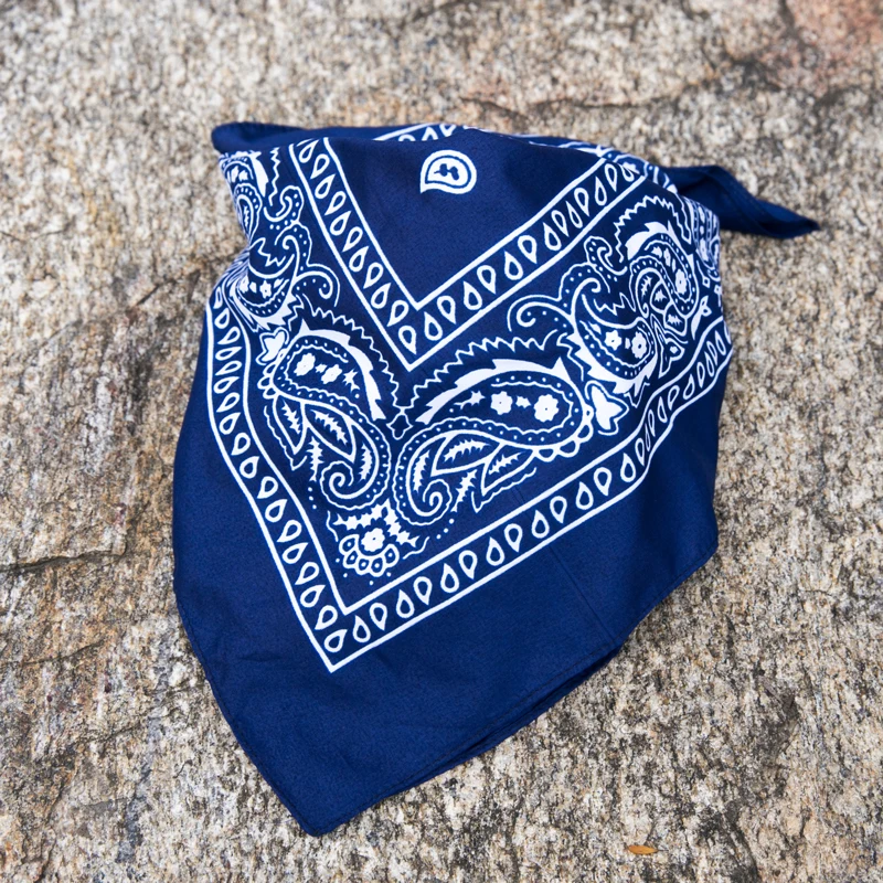 Western Cowboy Square Bandana American Retro Pure Cotton